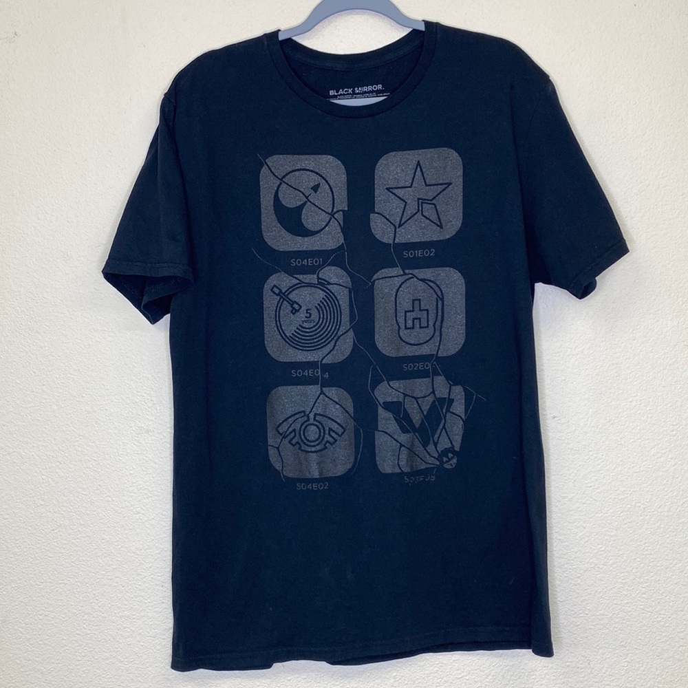 Black Mirror Netflix Tee Shirt Men's Size Large